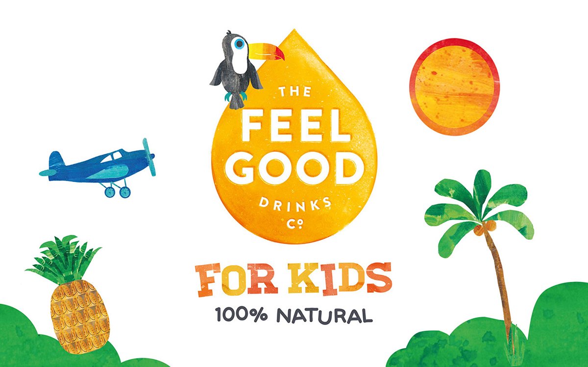 深圳VI設(shè)計  深圳VI策劃  FEEL GOOD果汁系列包裝形象  標志設(shè)計