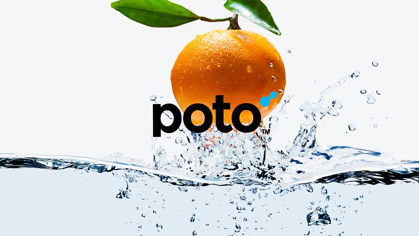 Poto自來水公司品牌VI設計和包裝設計案例，企業VI設計，品牌形象設計，包裝設計，深圳VI設計，左右格局