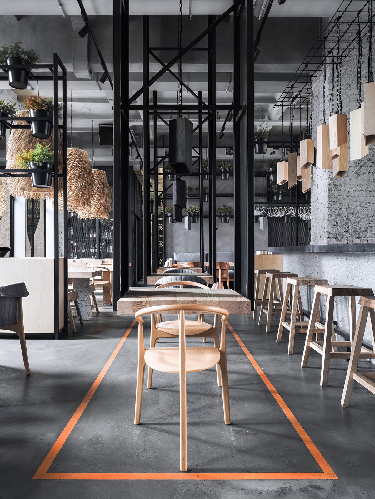 精品開放式酒吧餐廳空間設計，餐飲室內設計，餐廳空間設計，深圳空間設計，深圳室內設計，左右格局